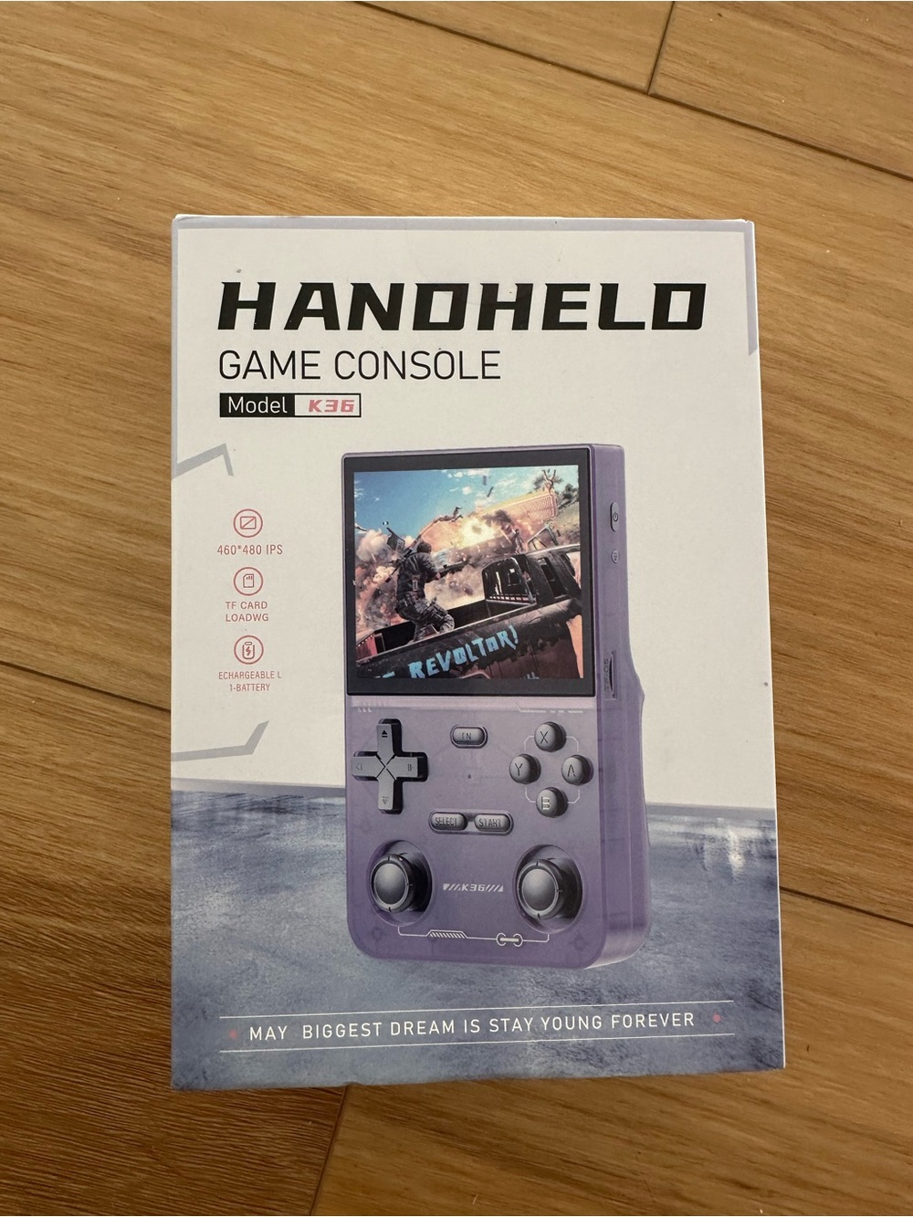 Handheld Game Console K36 - Purple